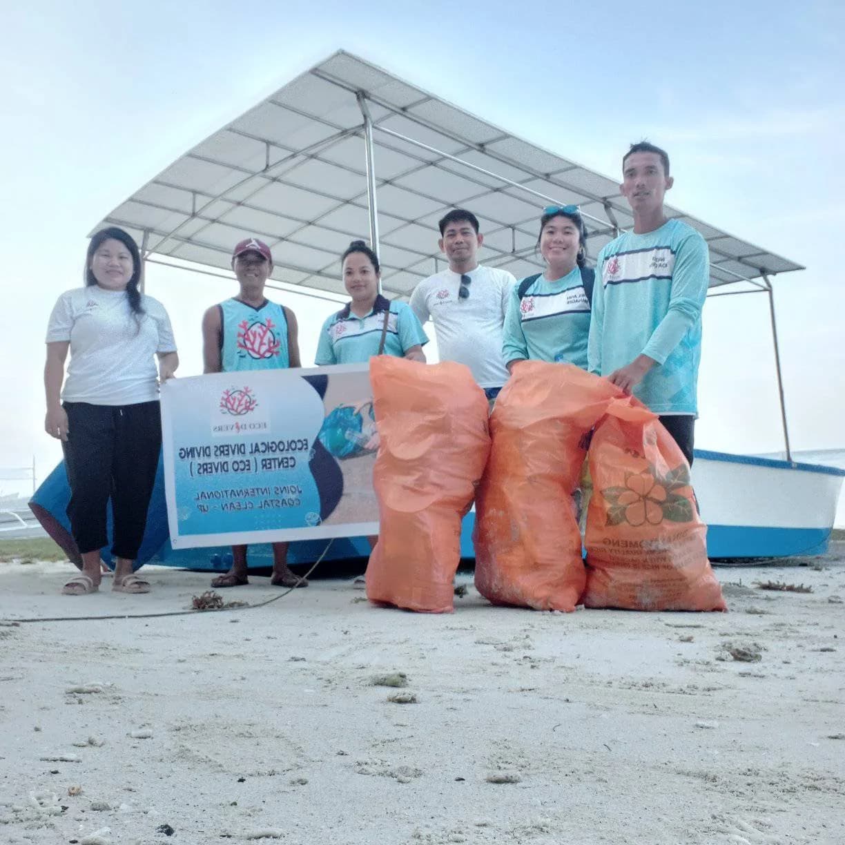 After a coastal clean-up